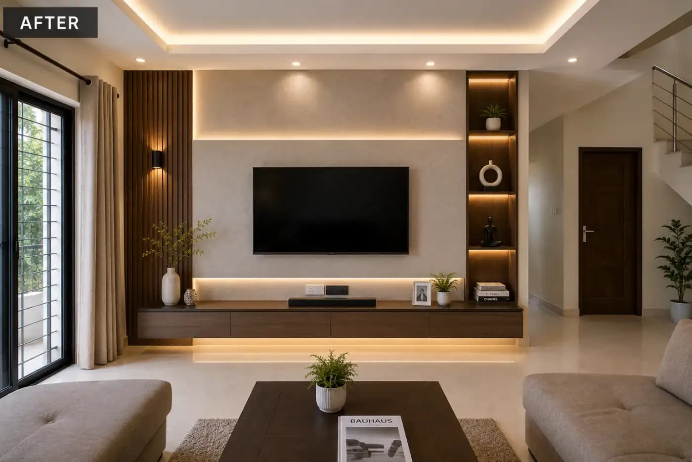 Wall Design by Skypaint in Kolkata, photographed after the work was finished