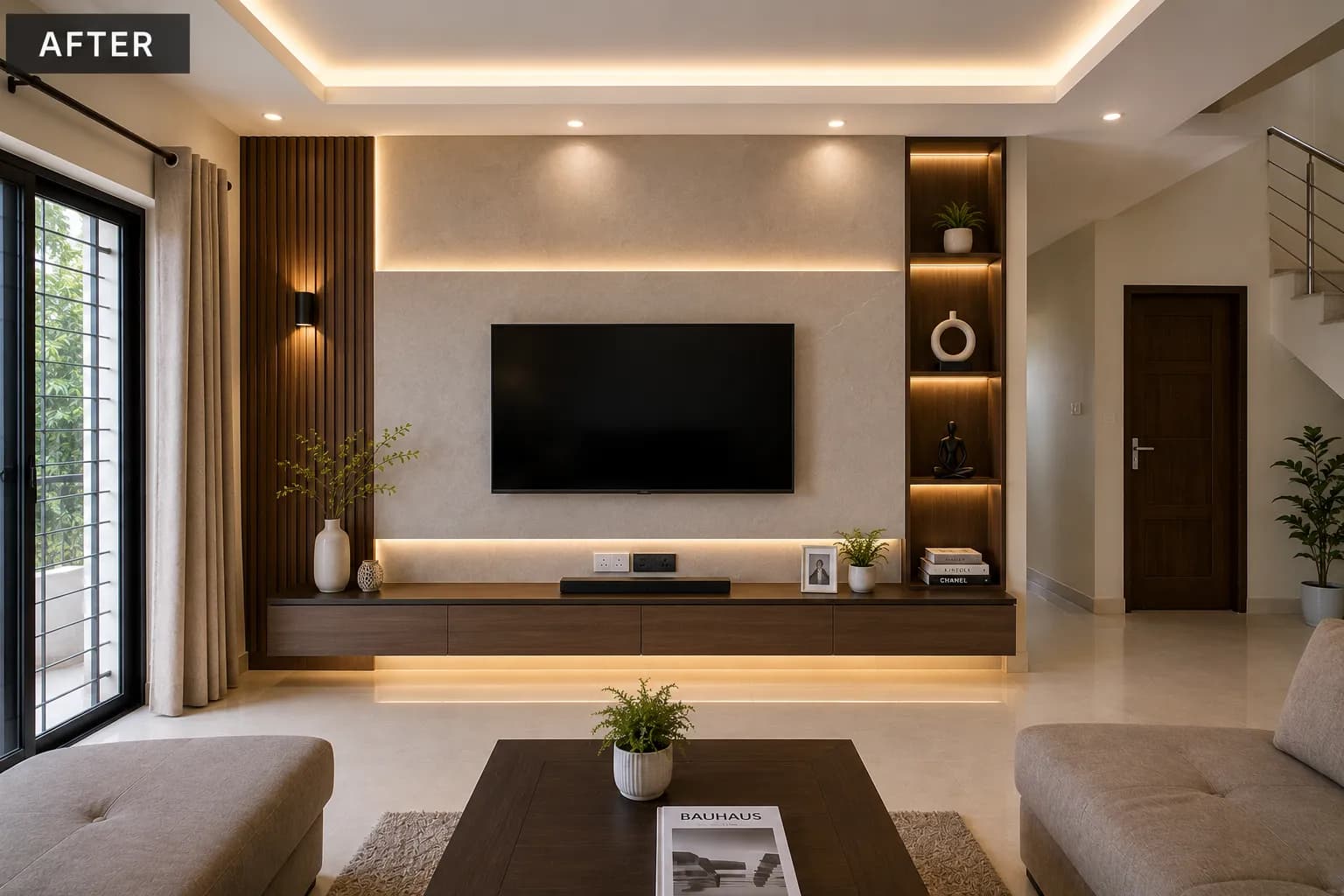 Wall Design by Skypaint in Kolkata, photographed after the work was finished